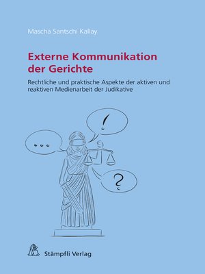 cover image of Externe Kommunikation der Gerichte